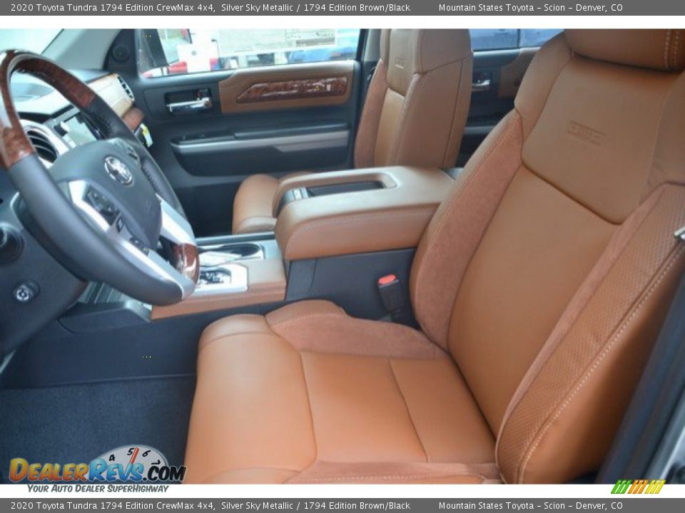 Front Seat of 2020 Toyota Tundra 1794 Edition CrewMax 4x4 Photo #6
