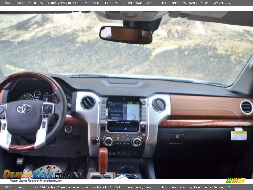 Dashboard of 2020 Toyota Tundra 1794 Edition CrewMax 4x4 Photo #7