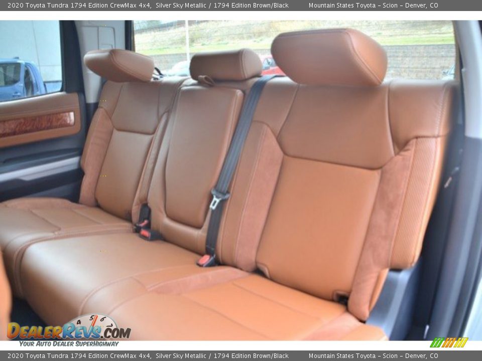Rear Seat of 2020 Toyota Tundra 1794 Edition CrewMax 4x4 Photo #10