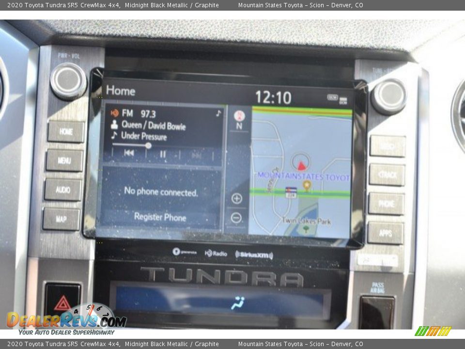 2020 Toyota Tundra SR5 CrewMax 4x4 Midnight Black Metallic / Graphite Photo #6