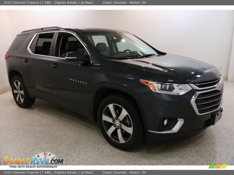 2019 Chevrolet Traverse LT AWD Graphite Metallic / Jet Black Photo #1