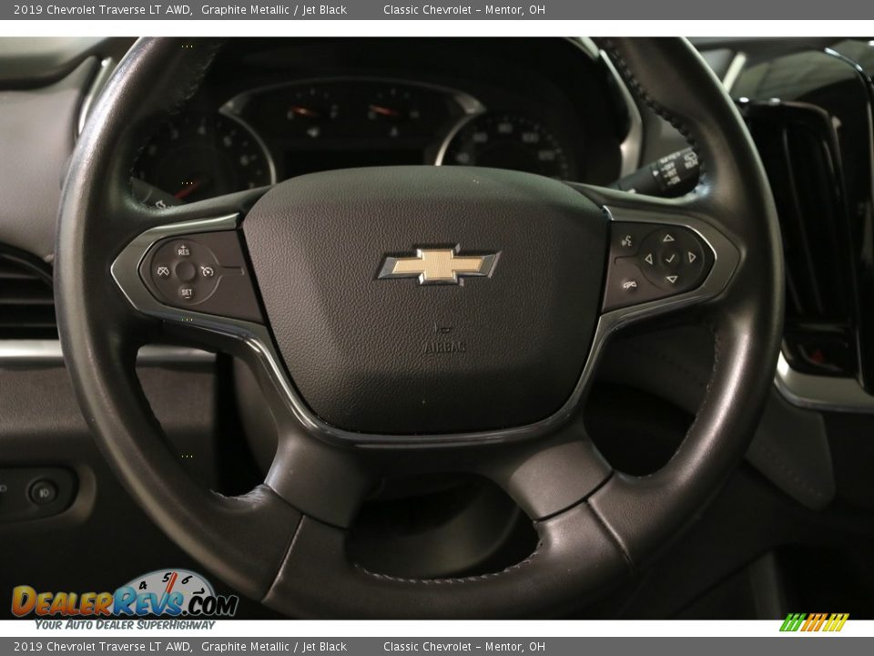 2019 Chevrolet Traverse LT AWD Graphite Metallic / Jet Black Photo #7