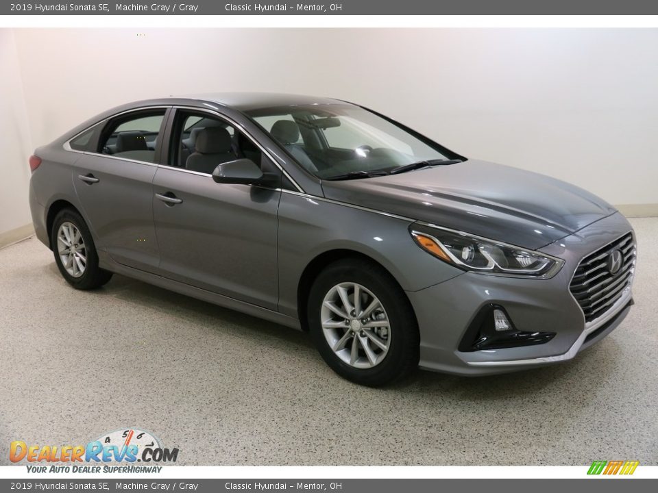 2019 Hyundai Sonata SE Machine Gray / Gray Photo #1