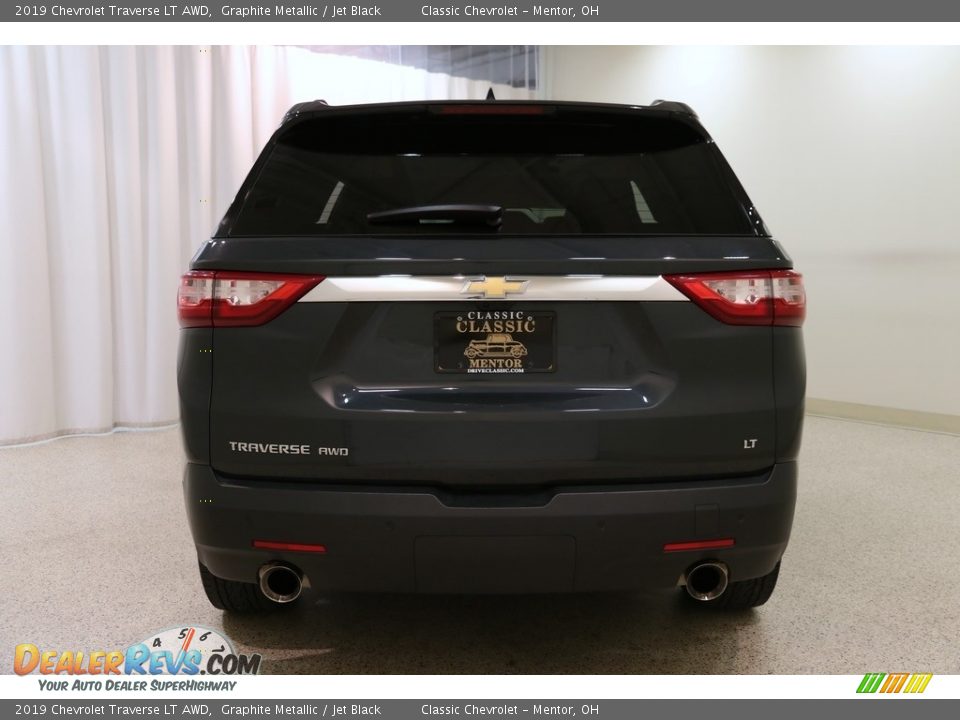 2019 Chevrolet Traverse LT AWD Graphite Metallic / Jet Black Photo #19