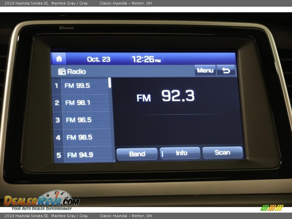 2019 Hyundai Sonata SE Machine Gray / Gray Photo #10