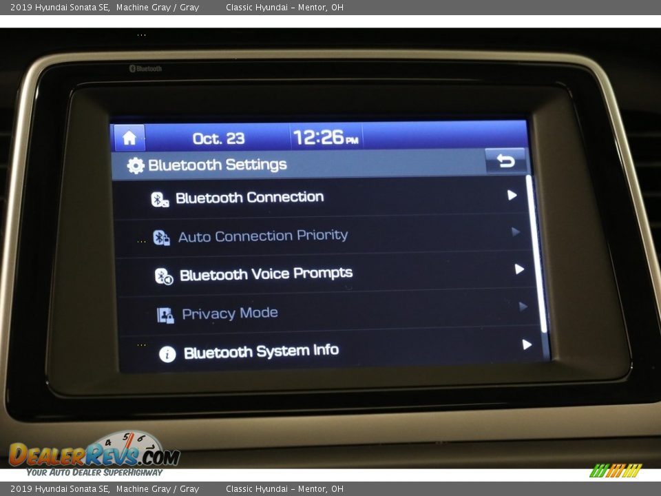 2019 Hyundai Sonata SE Machine Gray / Gray Photo #11