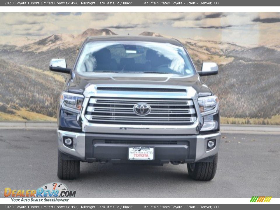 2020 Toyota Tundra Limited CrewMax 4x4 Midnight Black Metallic / Black Photo #2