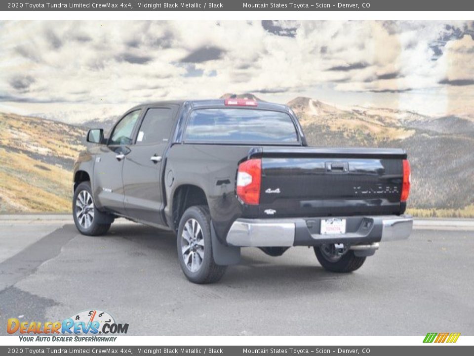 2020 Toyota Tundra Limited CrewMax 4x4 Midnight Black Metallic / Black Photo #3