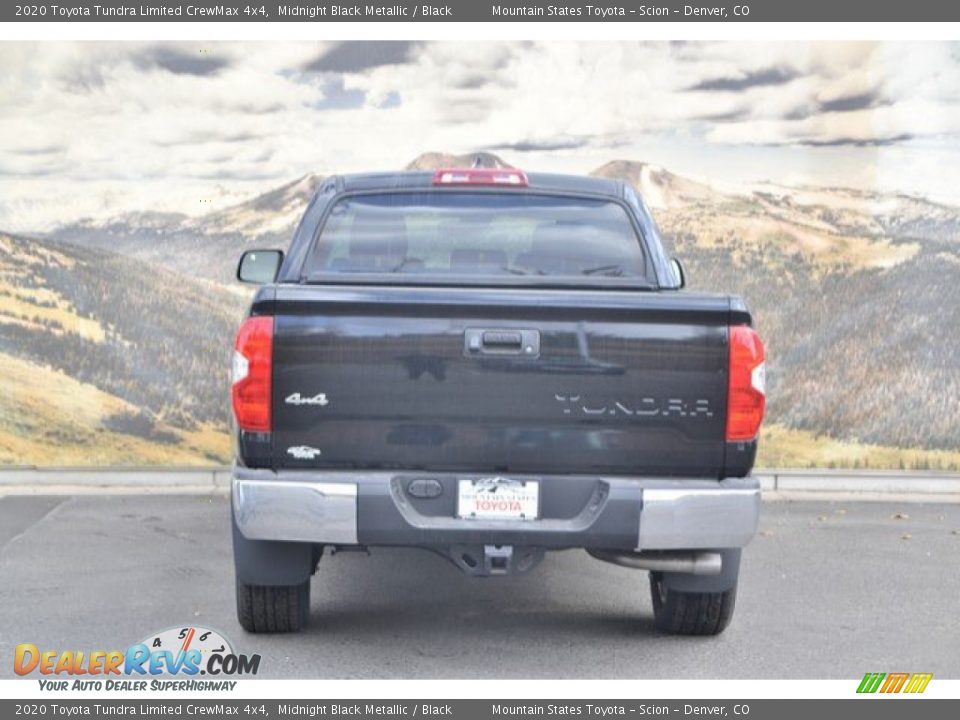 2020 Toyota Tundra Limited CrewMax 4x4 Midnight Black Metallic / Black Photo #4