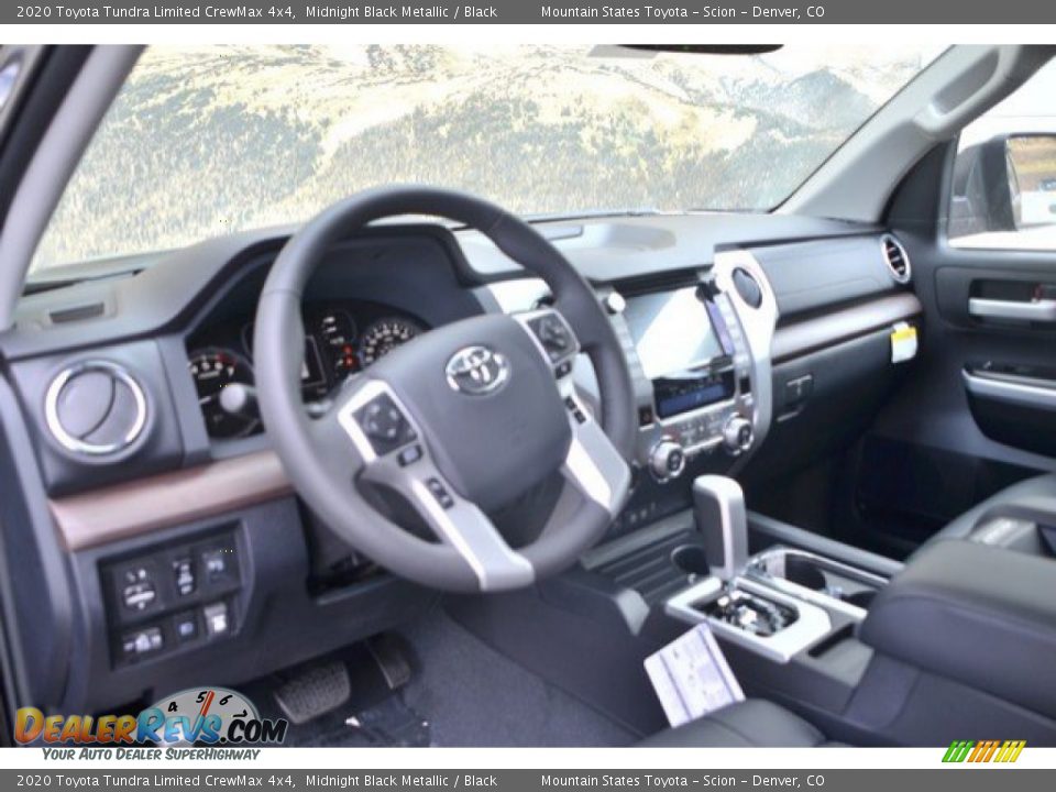 2020 Toyota Tundra Limited CrewMax 4x4 Midnight Black Metallic / Black Photo #5