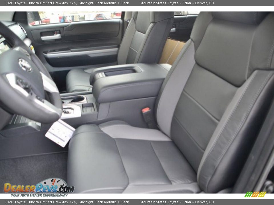 2020 Toyota Tundra Limited CrewMax 4x4 Midnight Black Metallic / Black Photo #6
