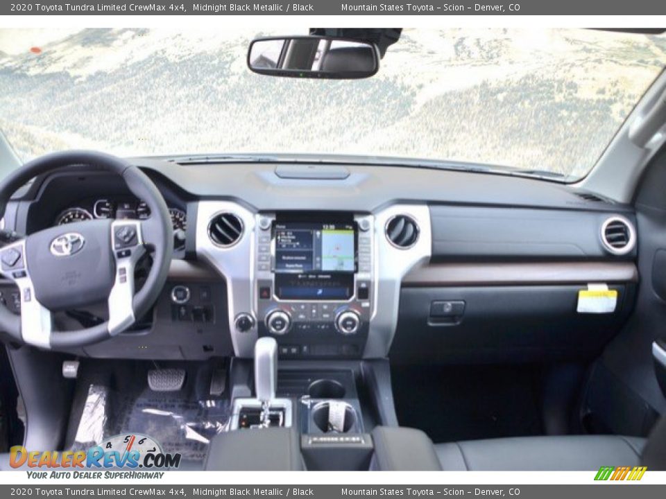 2020 Toyota Tundra Limited CrewMax 4x4 Midnight Black Metallic / Black Photo #7