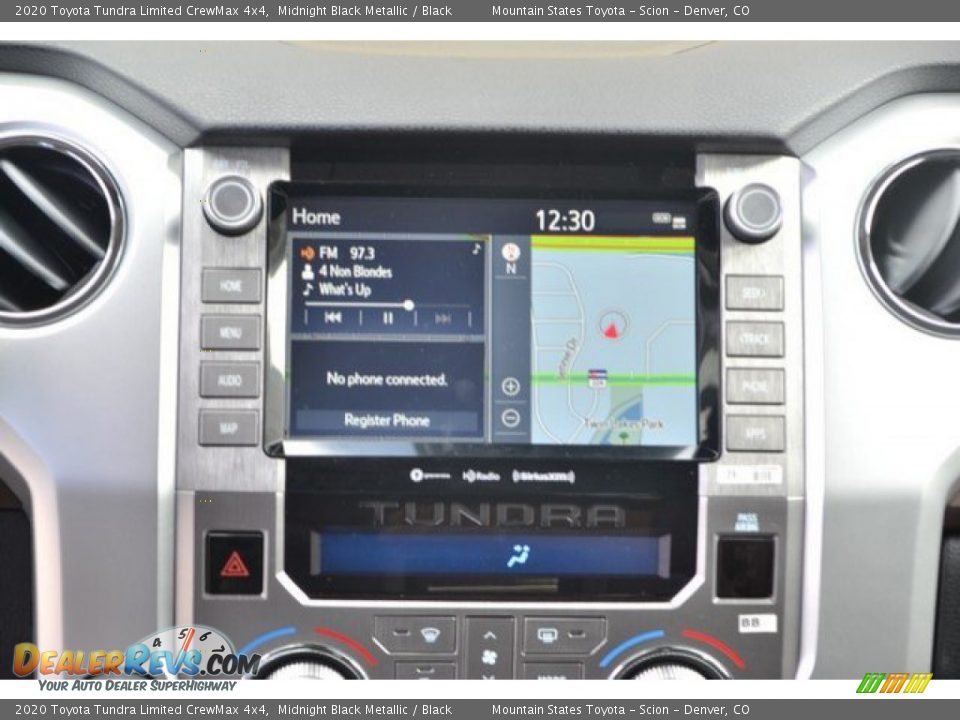 2020 Toyota Tundra Limited CrewMax 4x4 Midnight Black Metallic / Black Photo #8