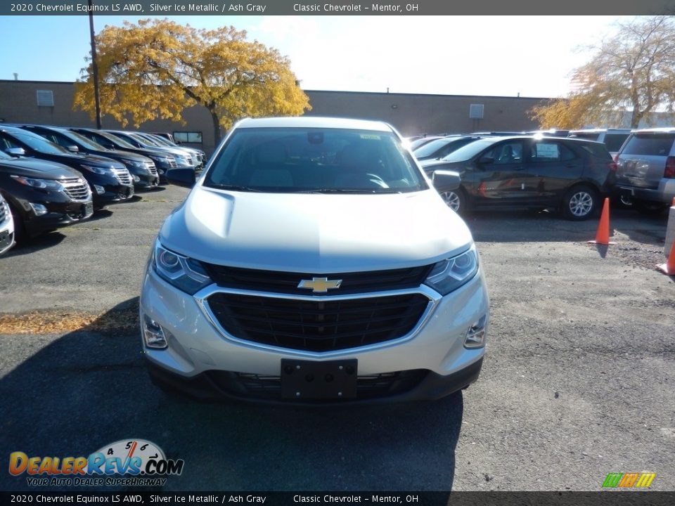 2020 Chevrolet Equinox LS AWD Silver Ice Metallic / Ash Gray Photo #2