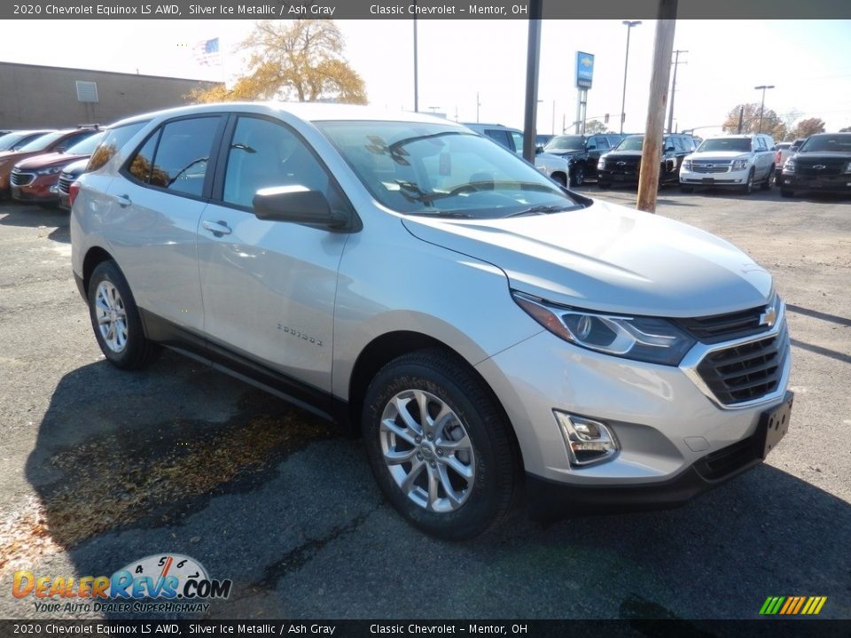 2020 Chevrolet Equinox LS AWD Silver Ice Metallic / Ash Gray Photo #3