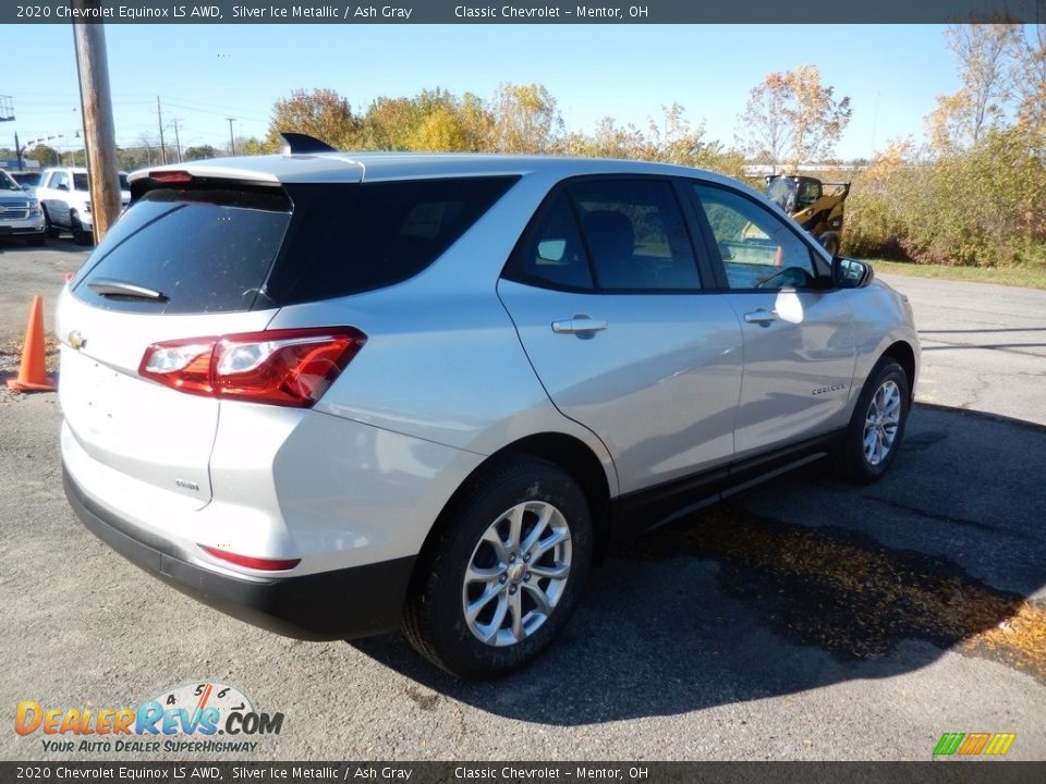 2020 Chevrolet Equinox LS AWD Silver Ice Metallic / Ash Gray Photo #4