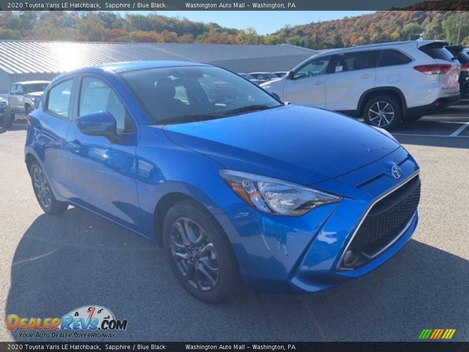 2020 Toyota Yaris LE Hatchback Sapphire / Blue Black Photo #1