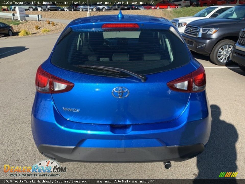 2020 Toyota Yaris LE Hatchback Sapphire / Blue Black Photo #8