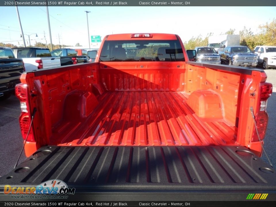 2020 Chevrolet Silverado 1500 WT Regular Cab 4x4 Red Hot / Jet Black Photo #6