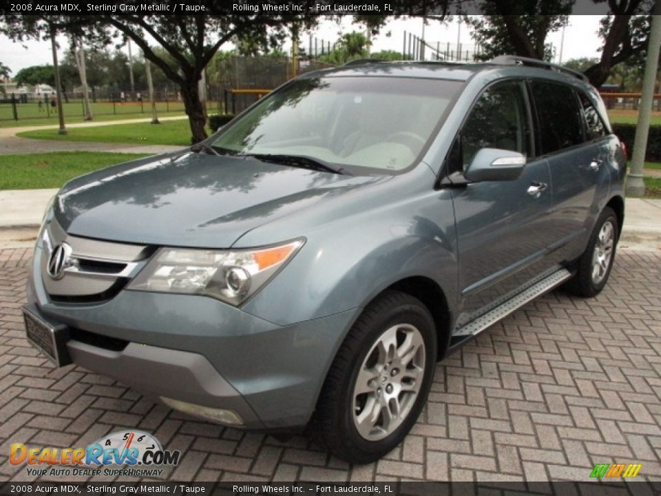 2008 Acura MDX Sterling Gray Metallic / Taupe Photo #1