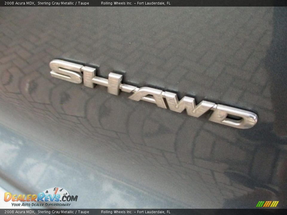2008 Acura MDX Sterling Gray Metallic / Taupe Photo #4