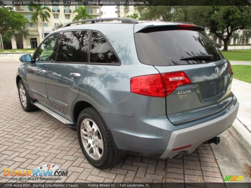2008 Acura MDX Sterling Gray Metallic / Taupe Photo #5
