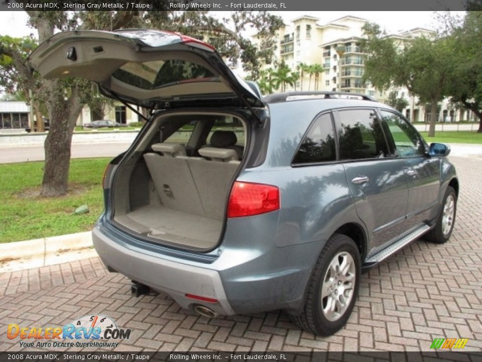 2008 Acura MDX Sterling Gray Metallic / Taupe Photo #7