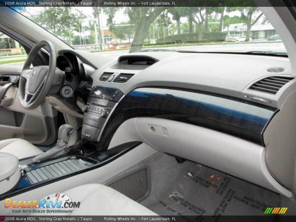 2008 Acura MDX Sterling Gray Metallic / Taupe Photo #8