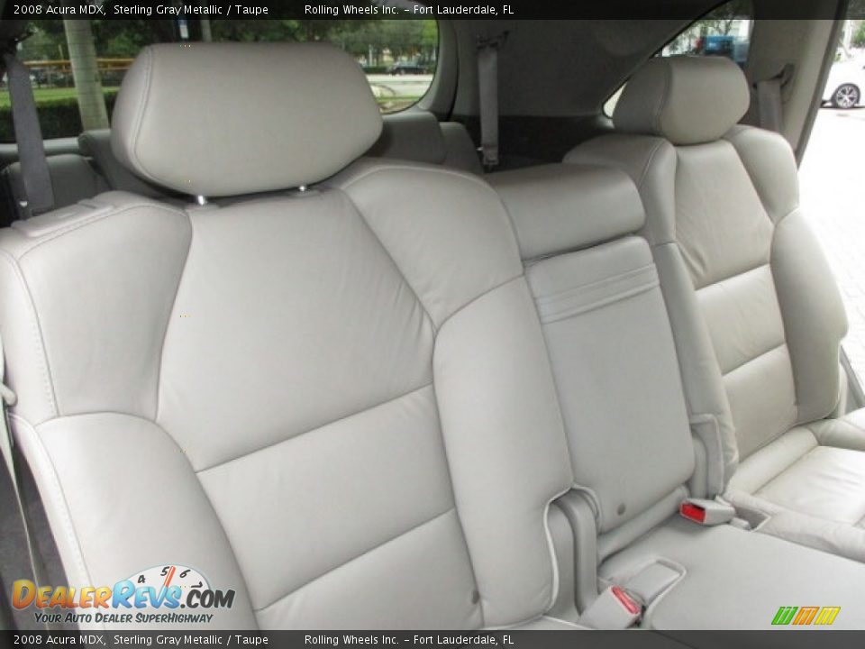 2008 Acura MDX Sterling Gray Metallic / Taupe Photo #10