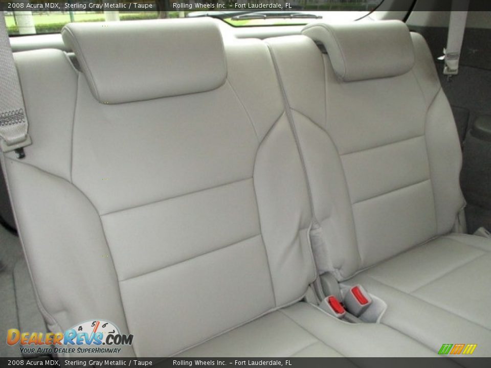 2008 Acura MDX Sterling Gray Metallic / Taupe Photo #12