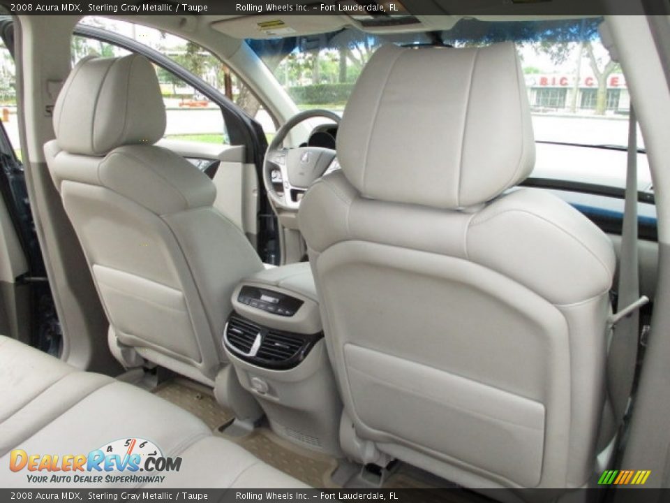 2008 Acura MDX Sterling Gray Metallic / Taupe Photo #14