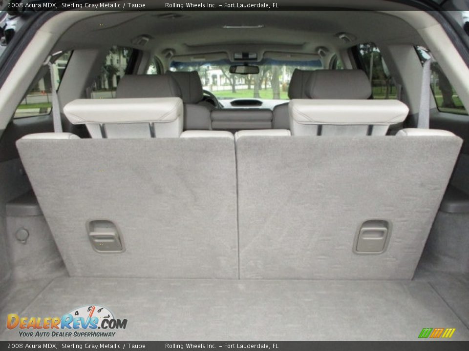 2008 Acura MDX Sterling Gray Metallic / Taupe Photo #16