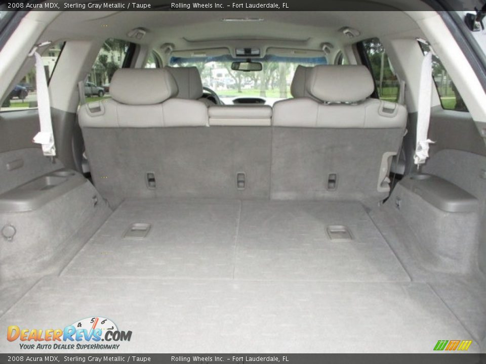 2008 Acura MDX Sterling Gray Metallic / Taupe Photo #18