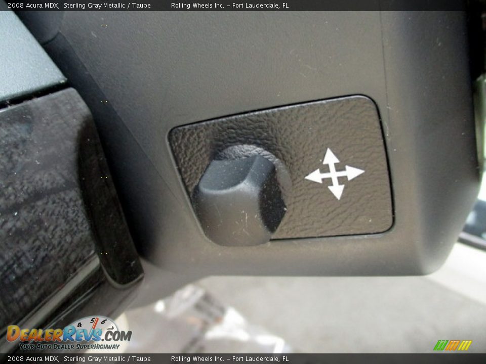 2008 Acura MDX Sterling Gray Metallic / Taupe Photo #24