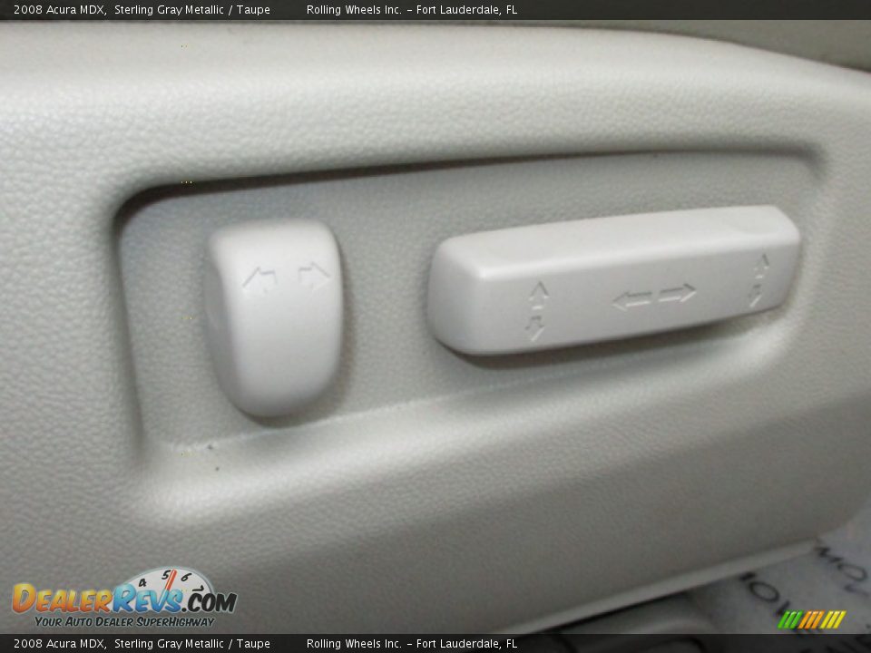 2008 Acura MDX Sterling Gray Metallic / Taupe Photo #26