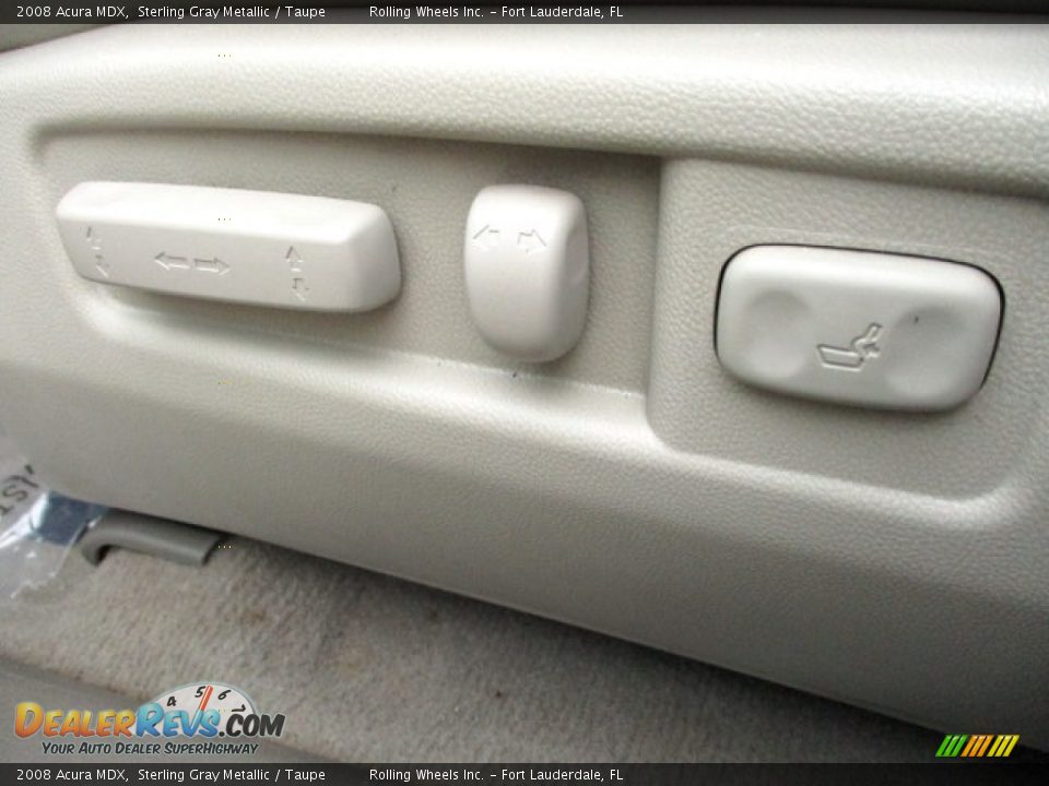 2008 Acura MDX Sterling Gray Metallic / Taupe Photo #27