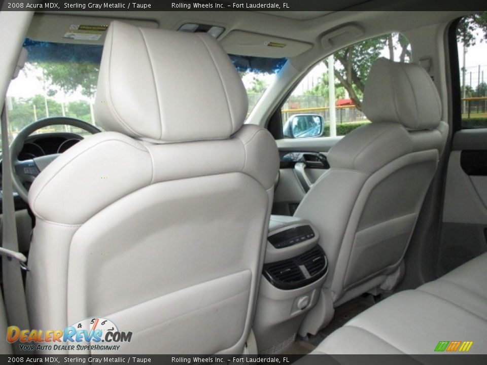 2008 Acura MDX Sterling Gray Metallic / Taupe Photo #29
