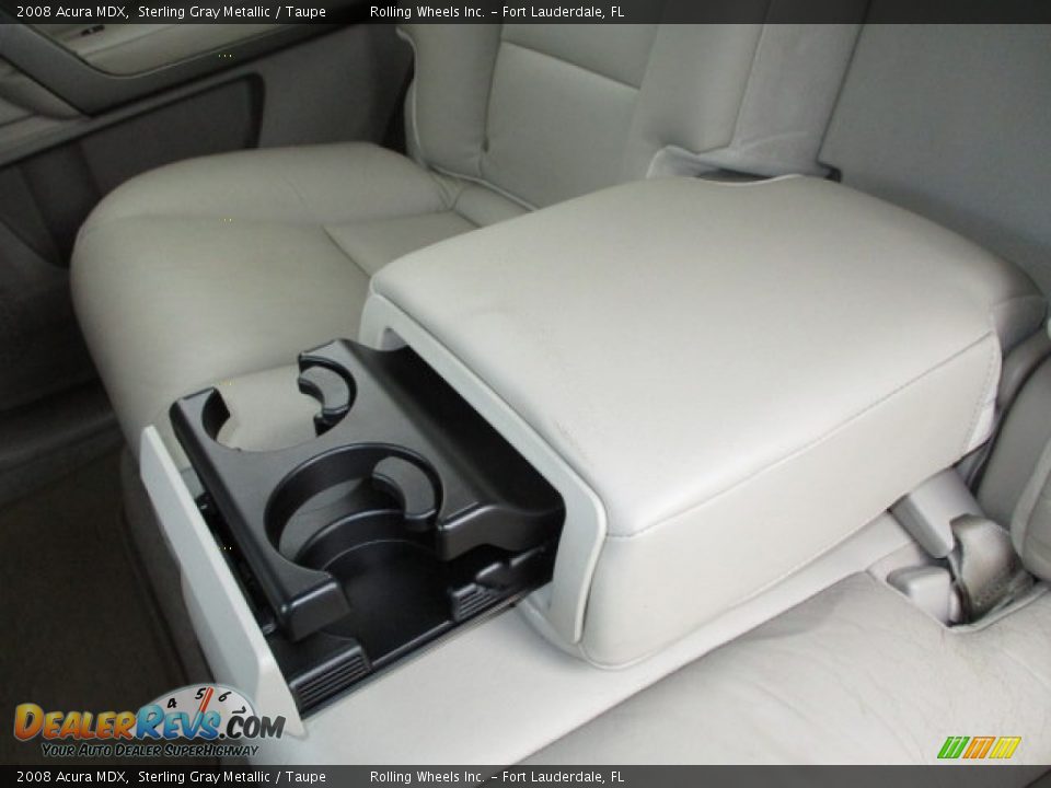 2008 Acura MDX Sterling Gray Metallic / Taupe Photo #32