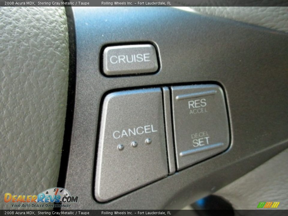 2008 Acura MDX Sterling Gray Metallic / Taupe Photo #34