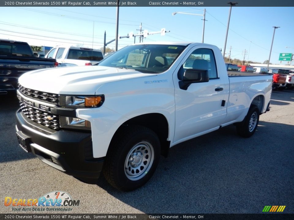 2020 Chevrolet Silverado 1500 WT Regular Cab Summit White / Jet Black Photo #1