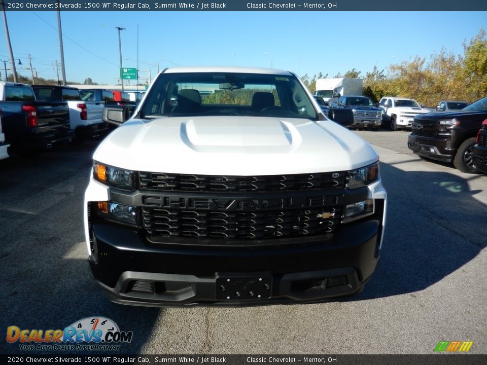 2020 Chevrolet Silverado 1500 WT Regular Cab Summit White / Jet Black Photo #2