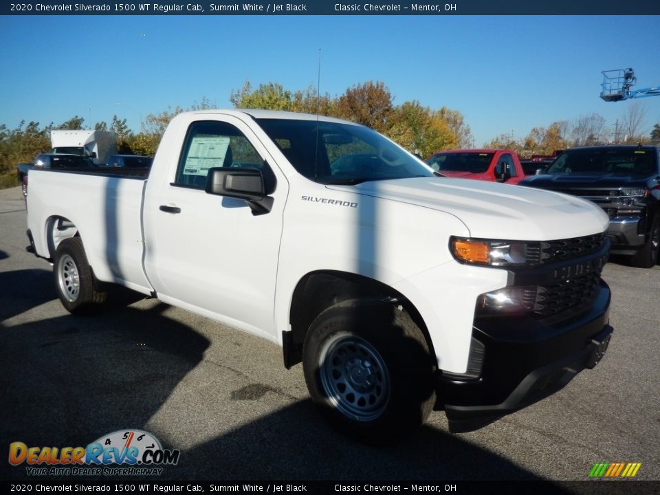 2020 Chevrolet Silverado 1500 WT Regular Cab Summit White / Jet Black Photo #3