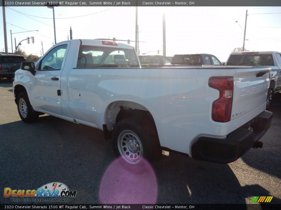 2020 Chevrolet Silverado 1500 WT Regular Cab Summit White / Jet Black Photo #5