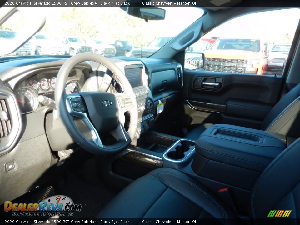 2020 Chevrolet Silverado 1500 RST Crew Cab 4x4 Black / Jet Black Photo #6