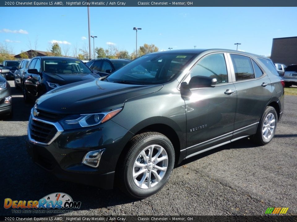 2020 Chevrolet Equinox LS AWD Nightfall Gray Metallic / Ash Gray Photo #1
