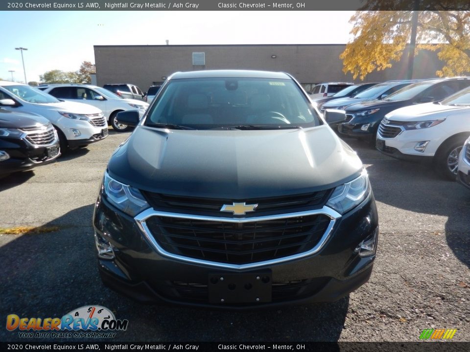 2020 Chevrolet Equinox LS AWD Nightfall Gray Metallic / Ash Gray Photo #2