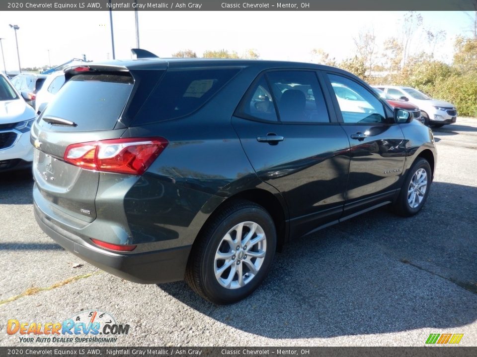 2020 Chevrolet Equinox LS AWD Nightfall Gray Metallic / Ash Gray Photo #4