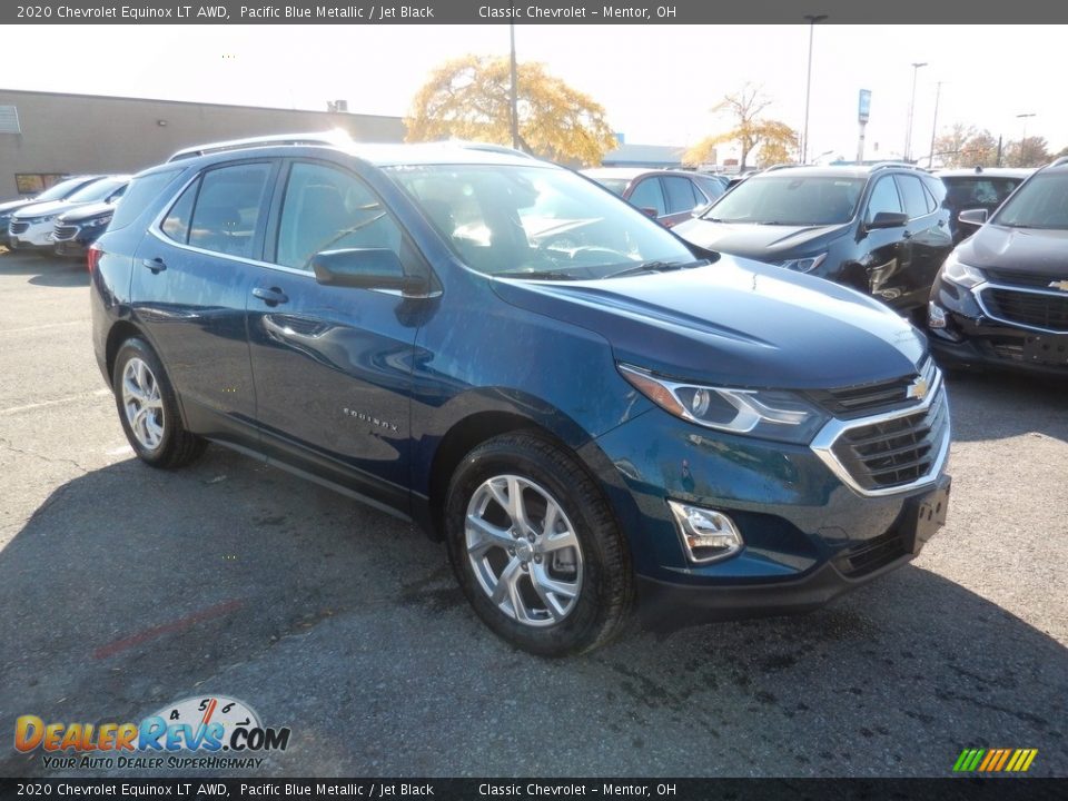 2020 Chevrolet Equinox LT AWD Pacific Blue Metallic / Jet Black Photo #3