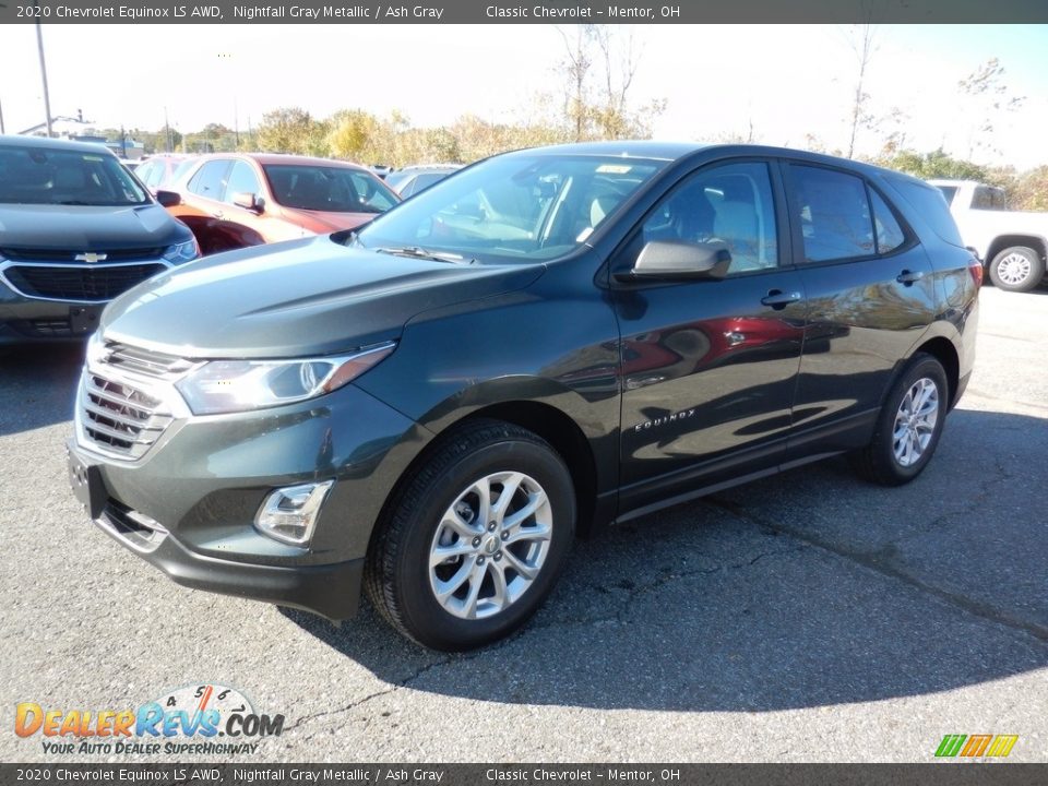 2020 Chevrolet Equinox LS AWD Nightfall Gray Metallic / Ash Gray Photo #1