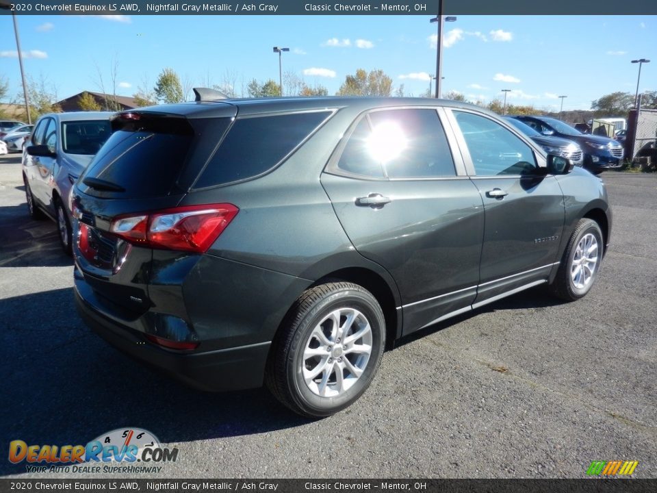 2020 Chevrolet Equinox LS AWD Nightfall Gray Metallic / Ash Gray Photo #4